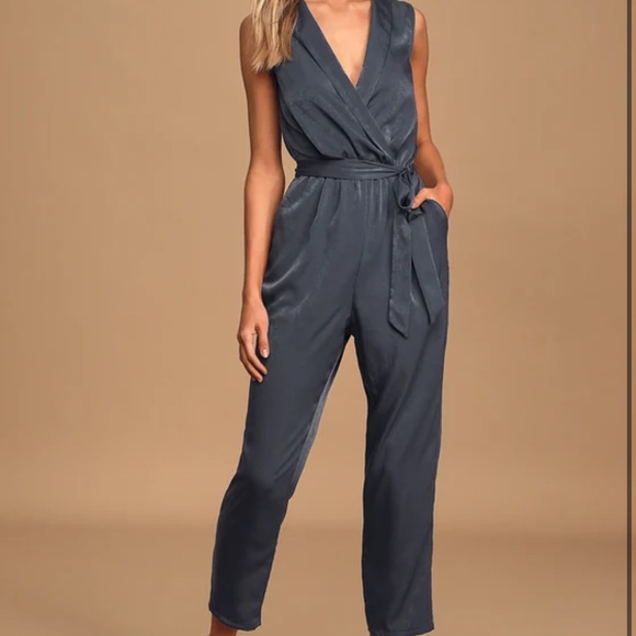Lulus Pants - Lulu’s satin jumpsuit
